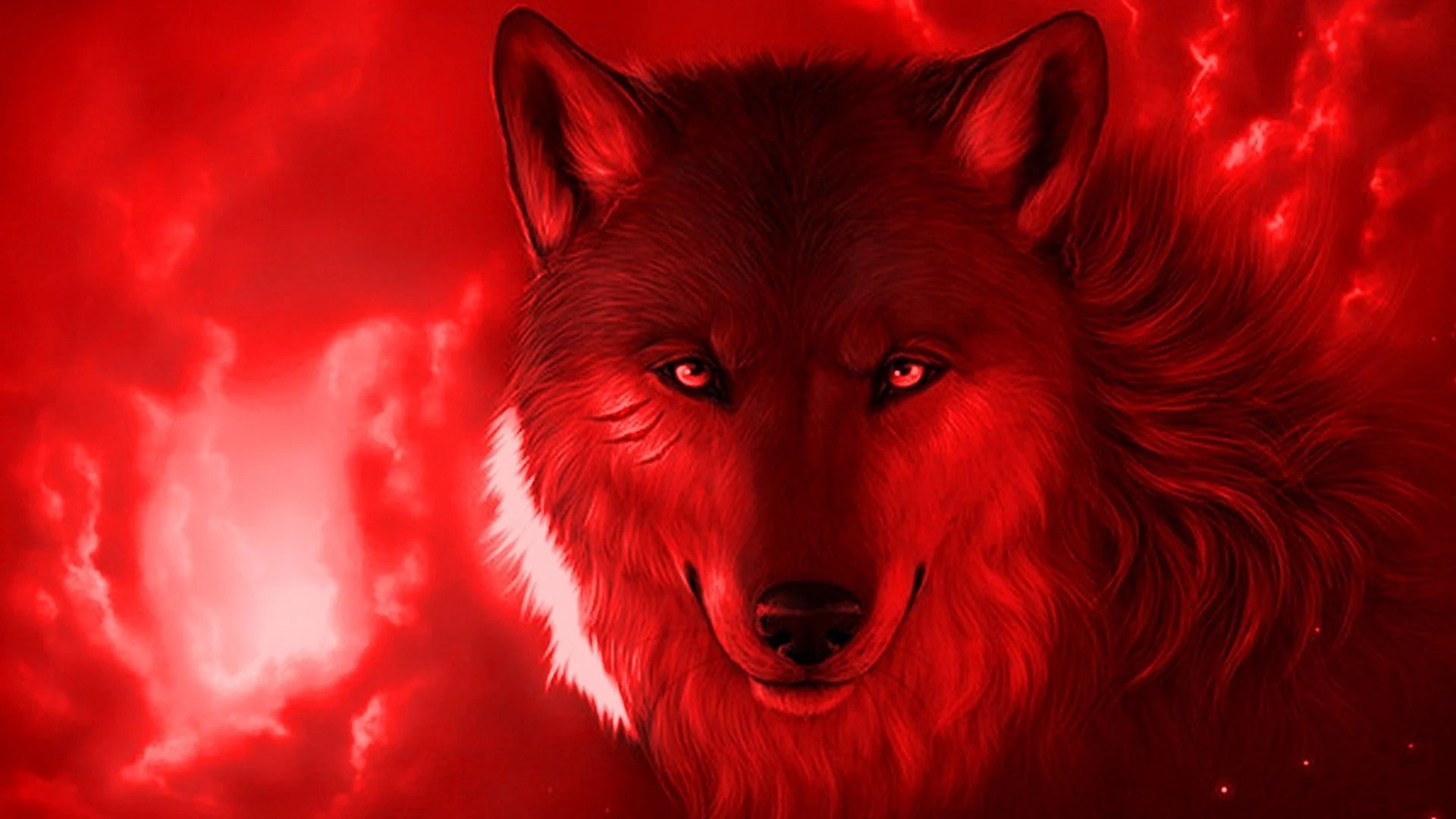 Red Fire Wolf Wallpapers Wallpaper Cave
