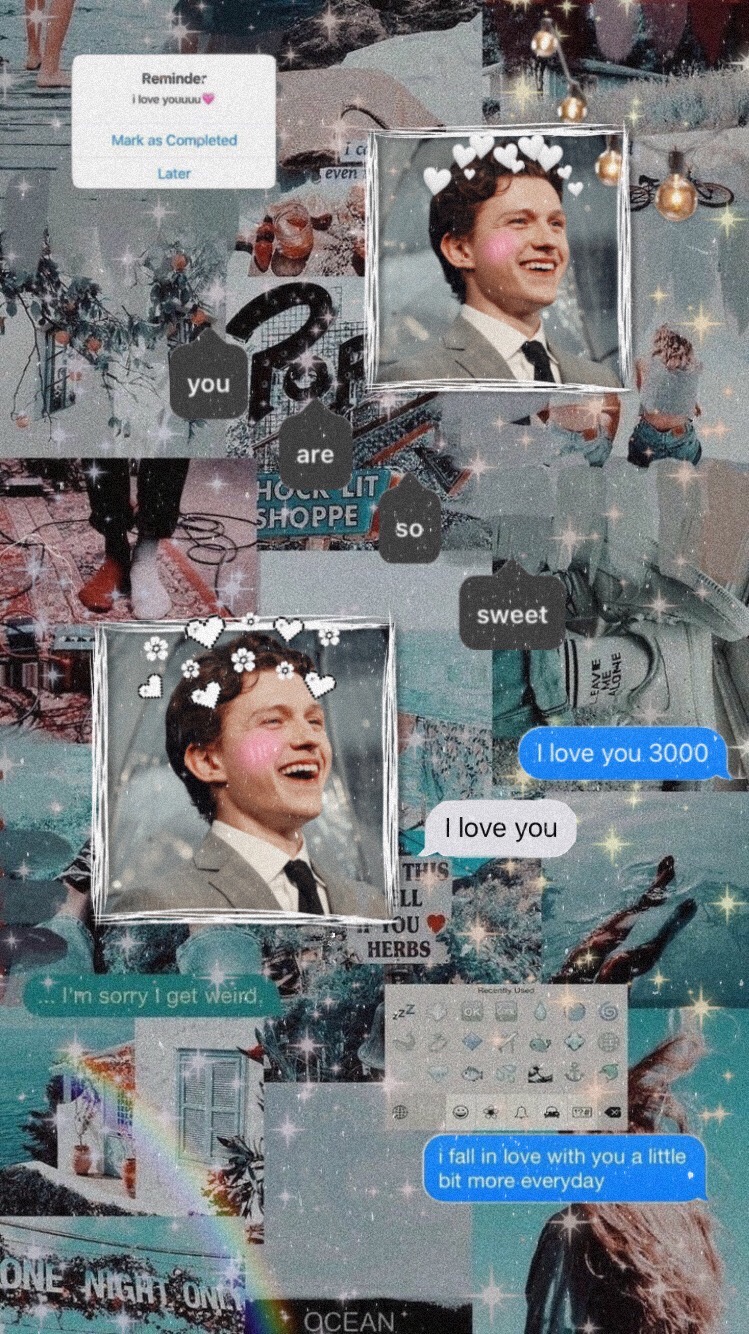 Tom Holland Desktop Wallpaper Collage