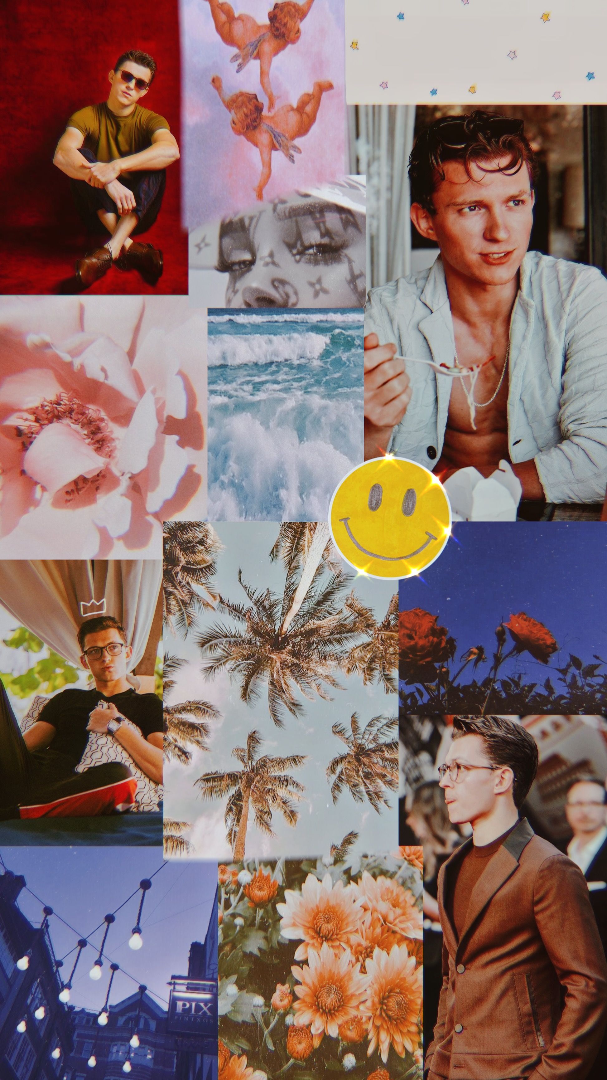 Tom Holland Collage Wallpapers Wallpaper Cave