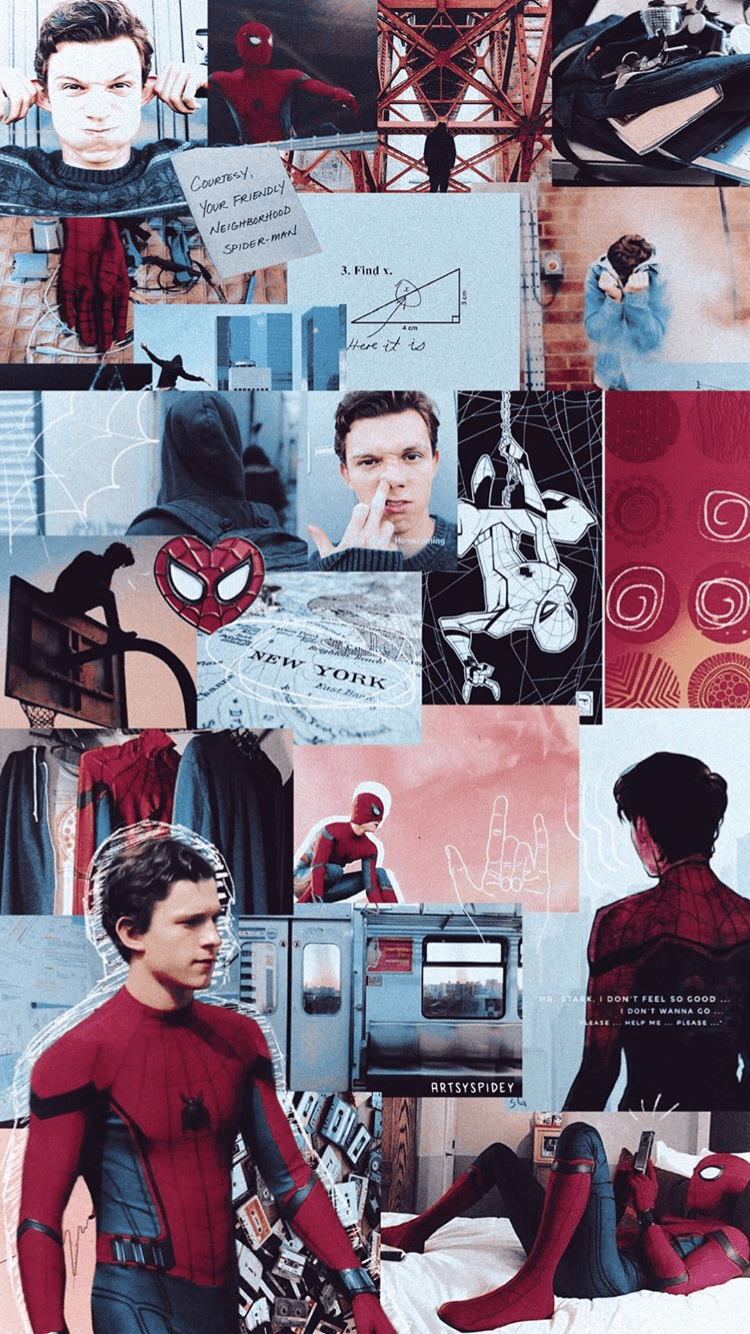 Tom Holland Collage Wallpapers Wallpaper Cave