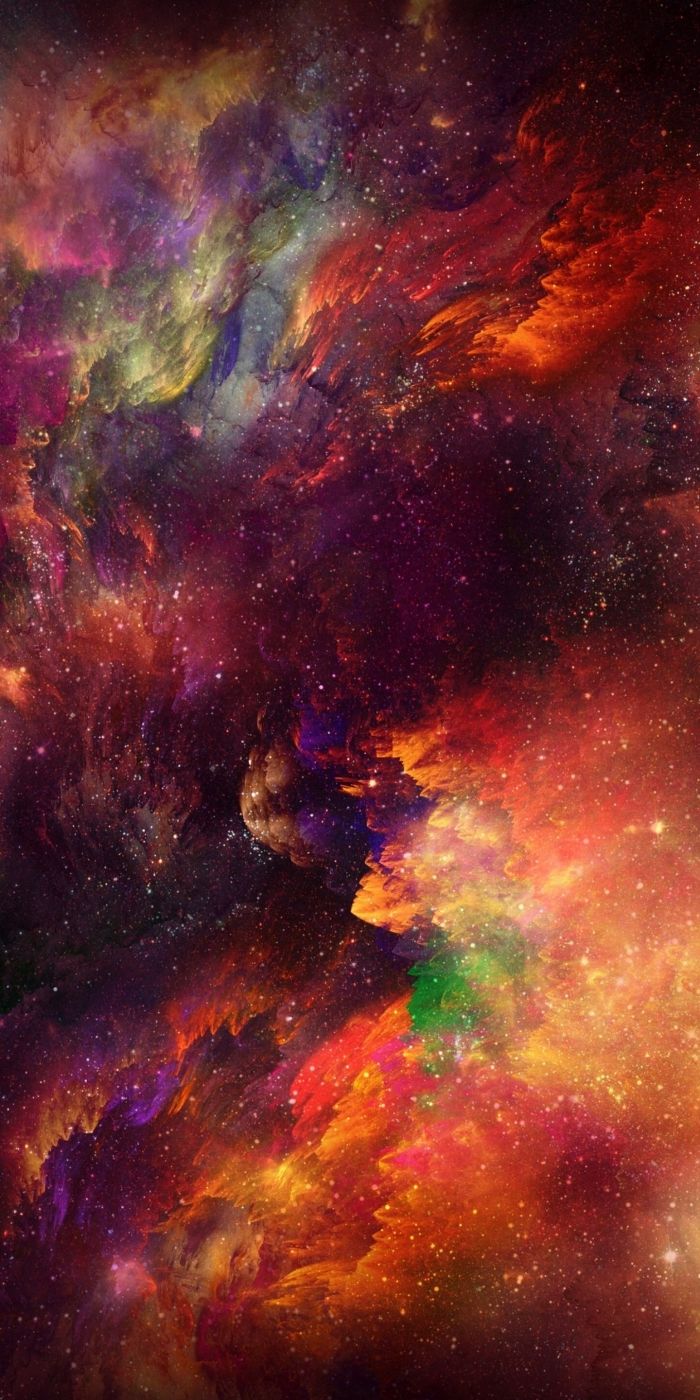 Orange Galaxy Wallpapers Wallpaper Cave