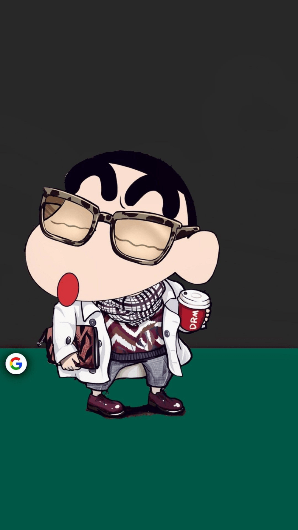 Shinchan Black Wallpapers Wallpaper Cave