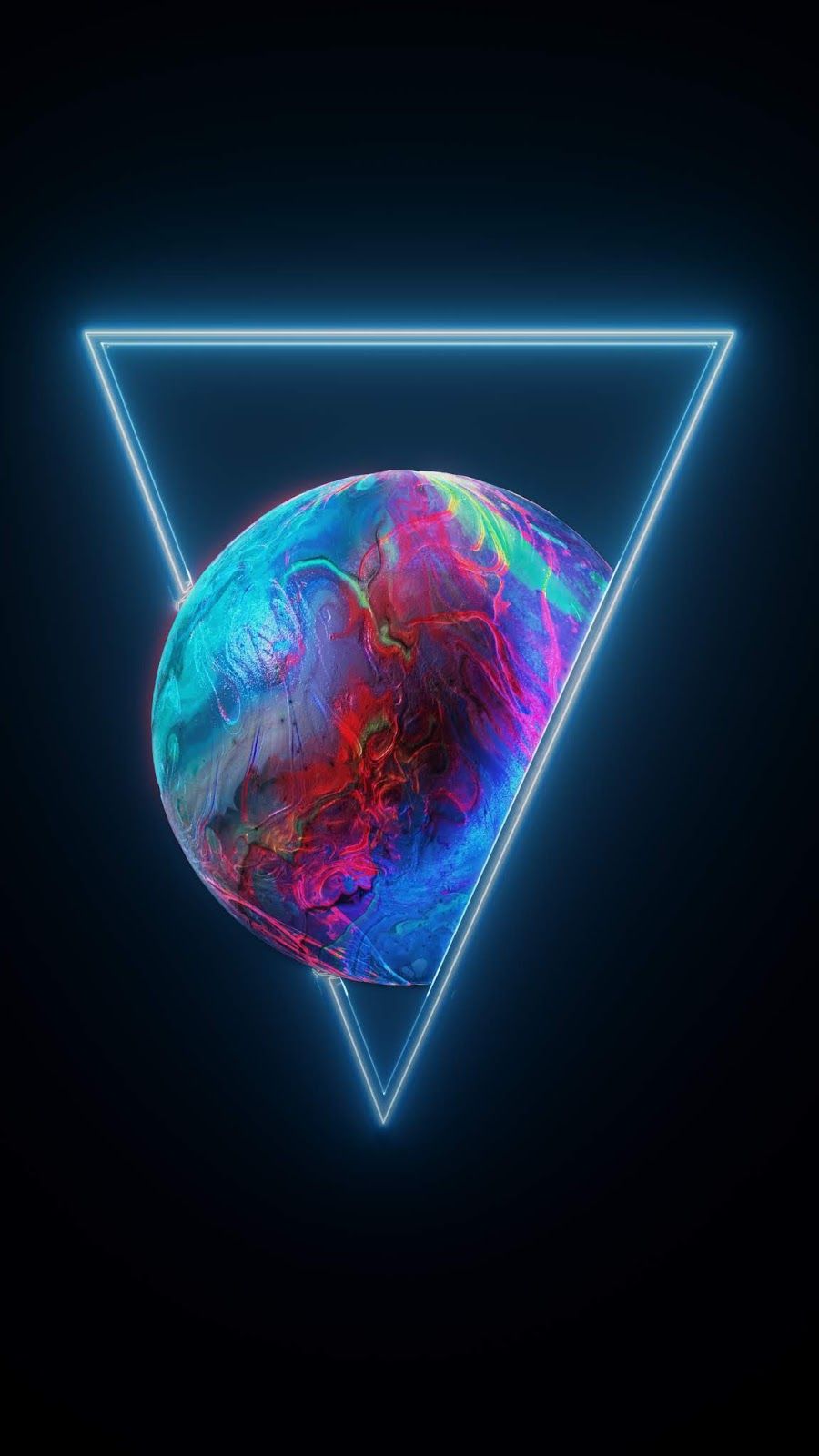 Neon Earth Wallpapers Wallpaper Cave