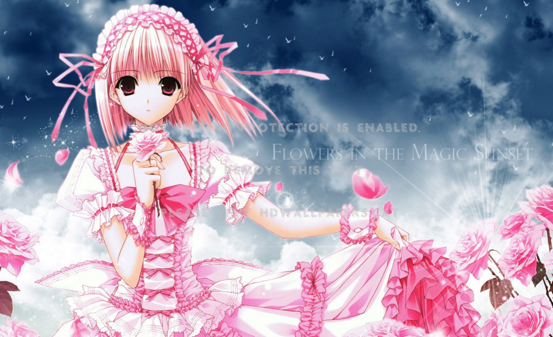 Anime Pink Magic Wallpapers Wallpaper Cave
