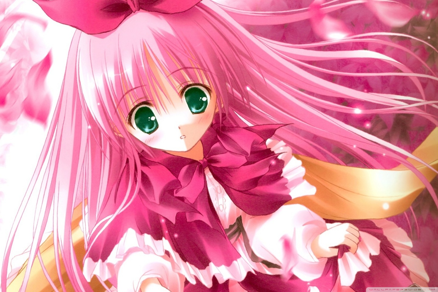 Anime Pink Magic Wallpapers Wallpaper Cave