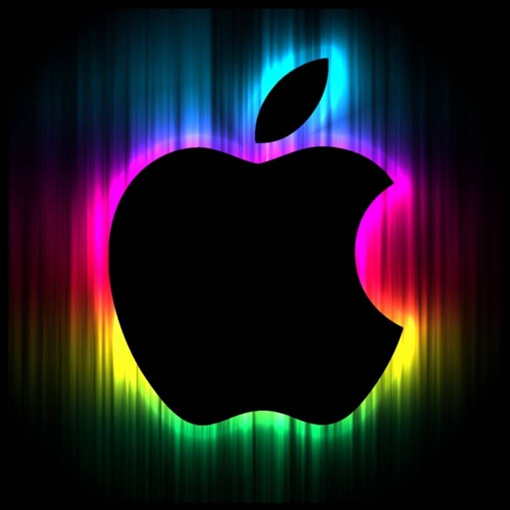 Apple Neon Wallpapers Wallpaper Cave