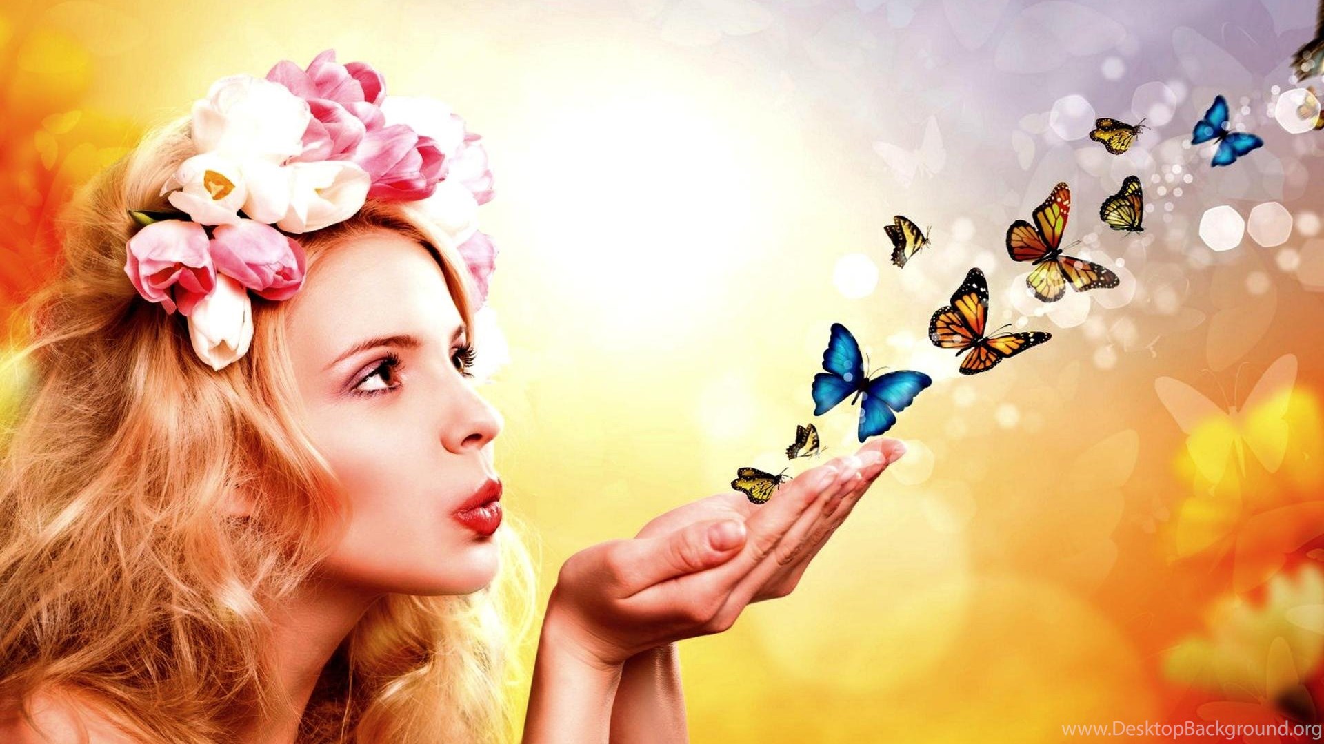 Flying Kiss Wallpapers Wallpaper Cave