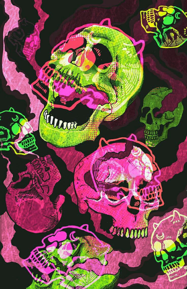 Trippy Skeleton Wallpapers Wallpaper Cave