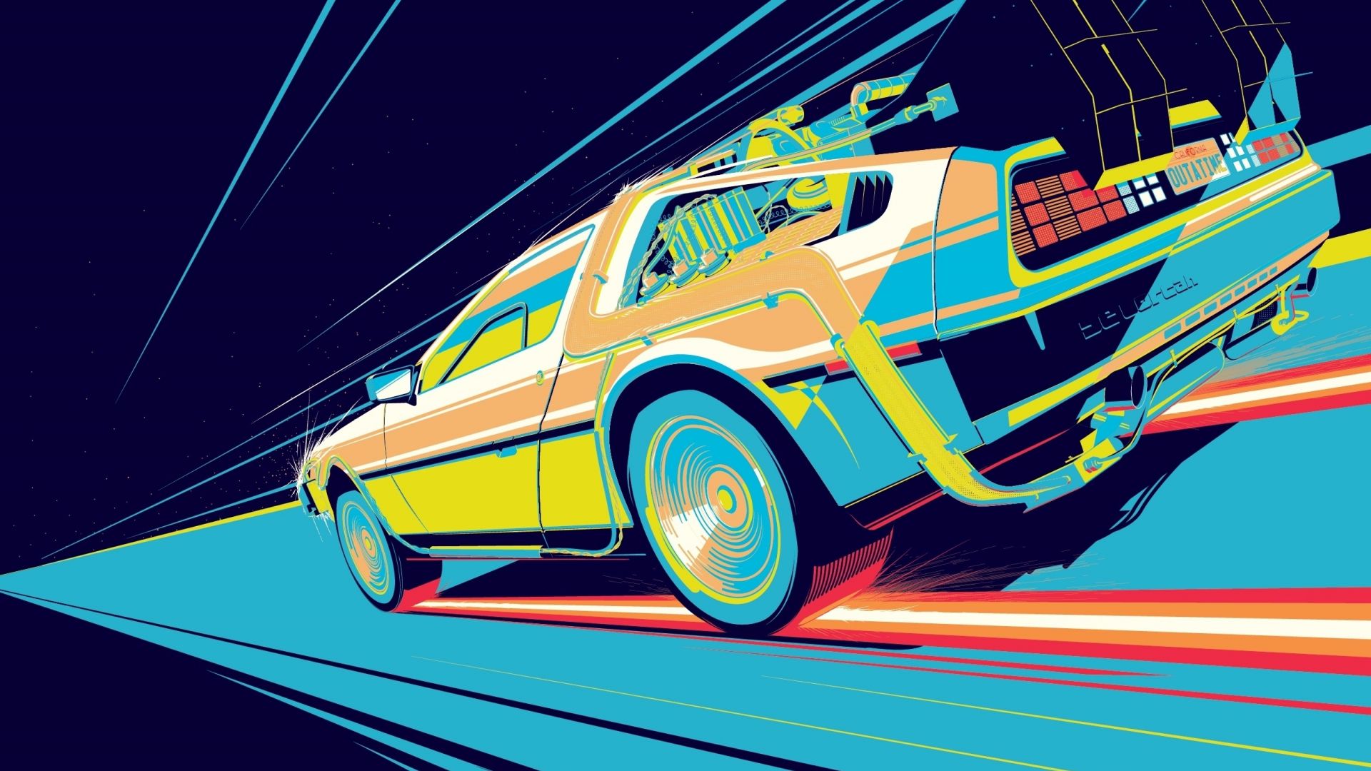 Back To The Future Desktop Wallpapers Wallpaper Cave