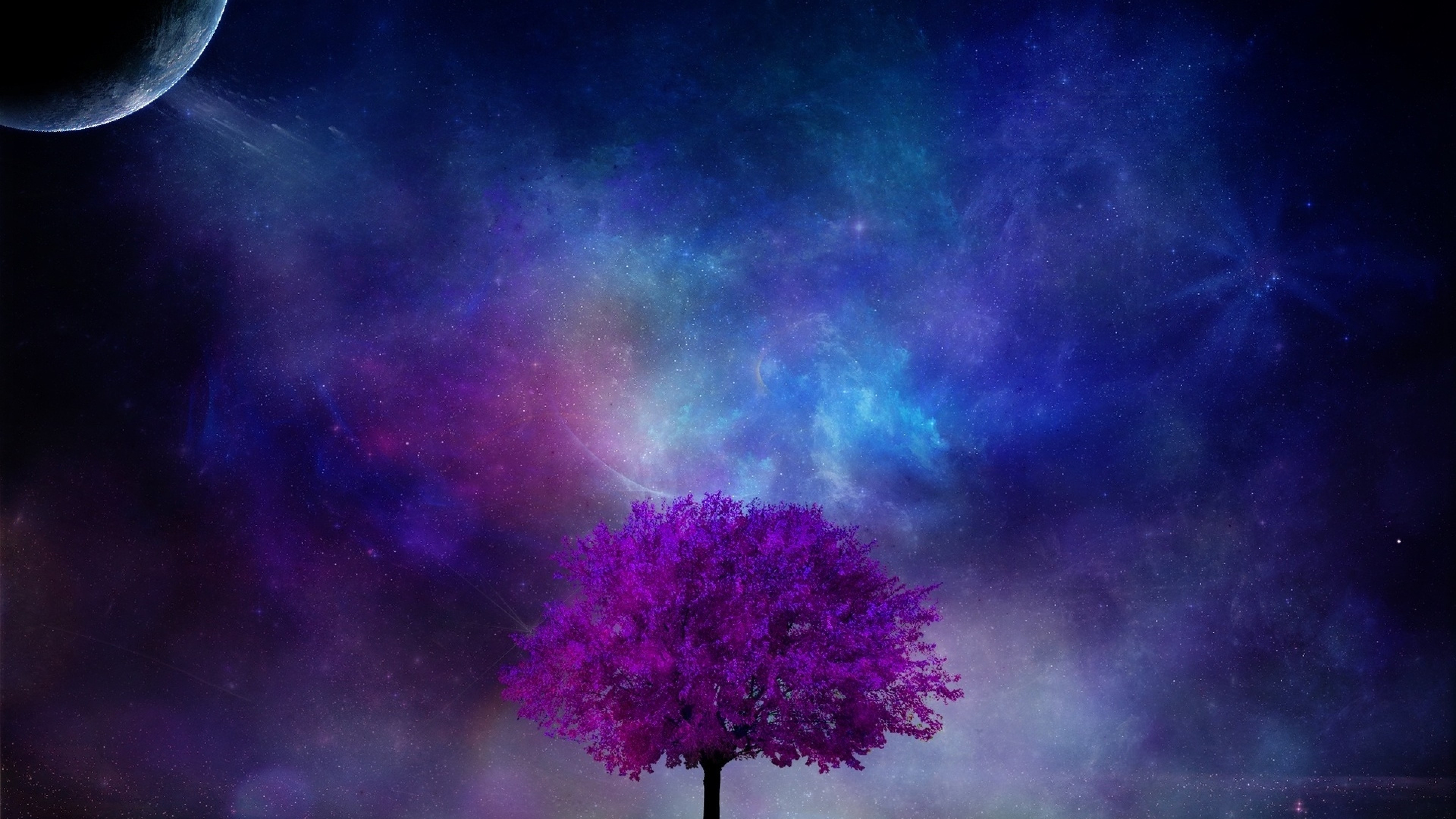 Galaxy Tree Wallpapers Wallpaper Cave