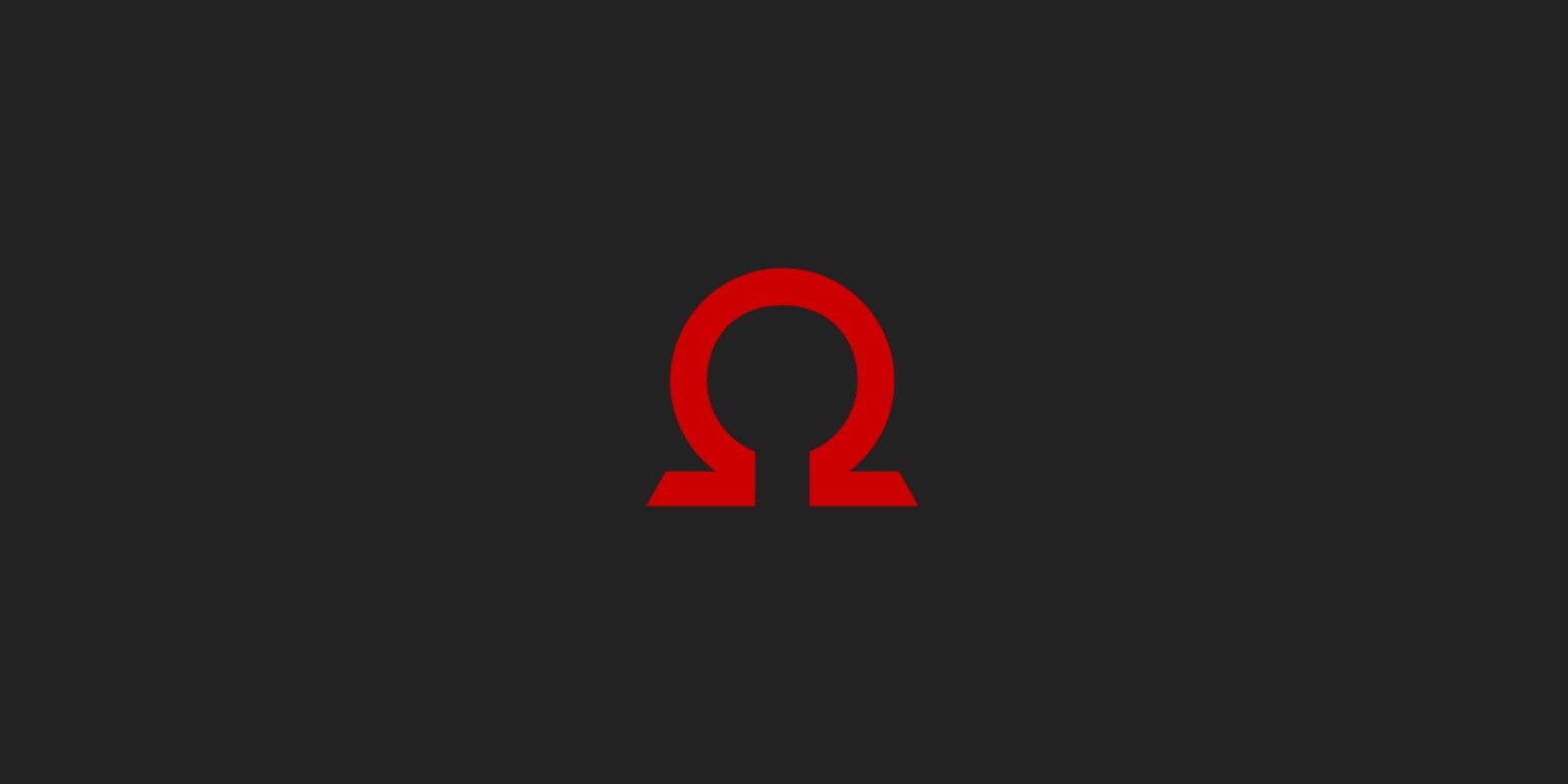 God Of War Omega Symbol Wallpaper
