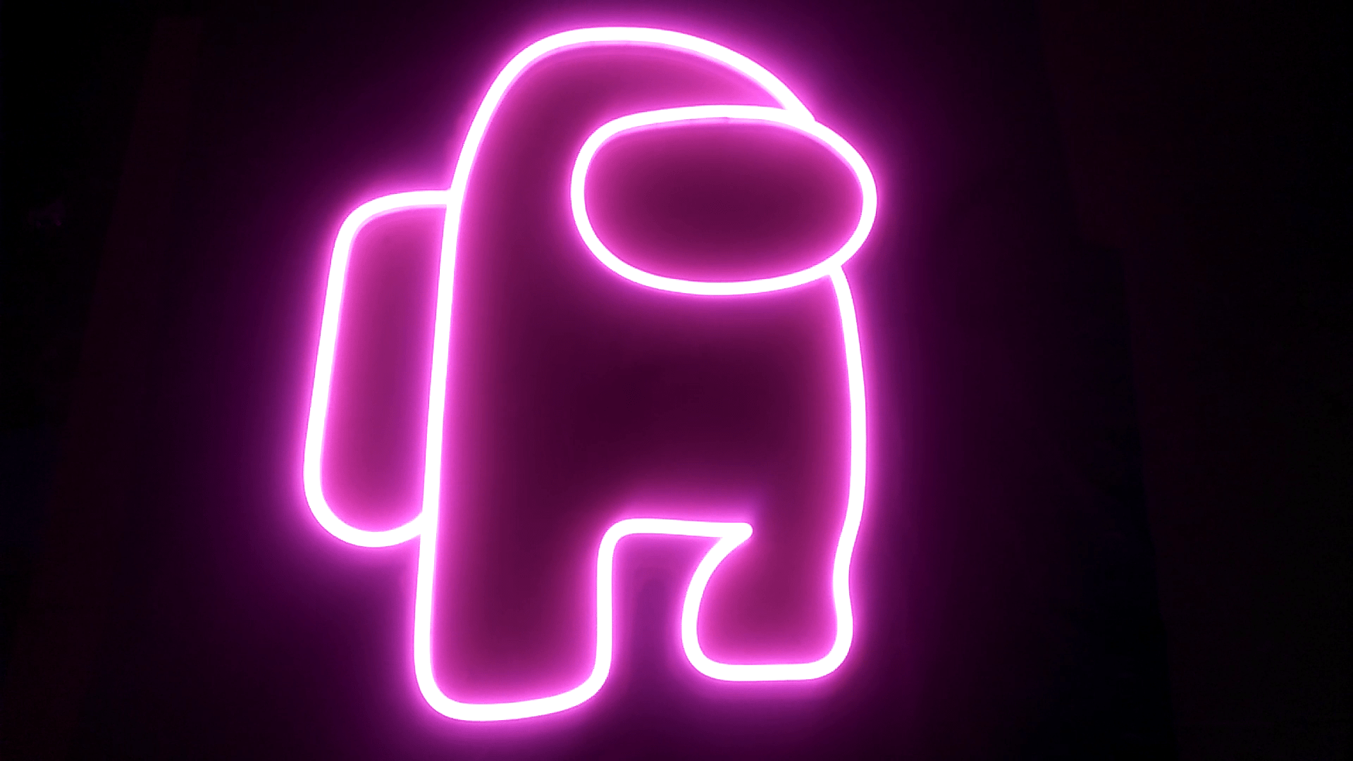 Among Us Glow Wallpapers Wallpaper Cave