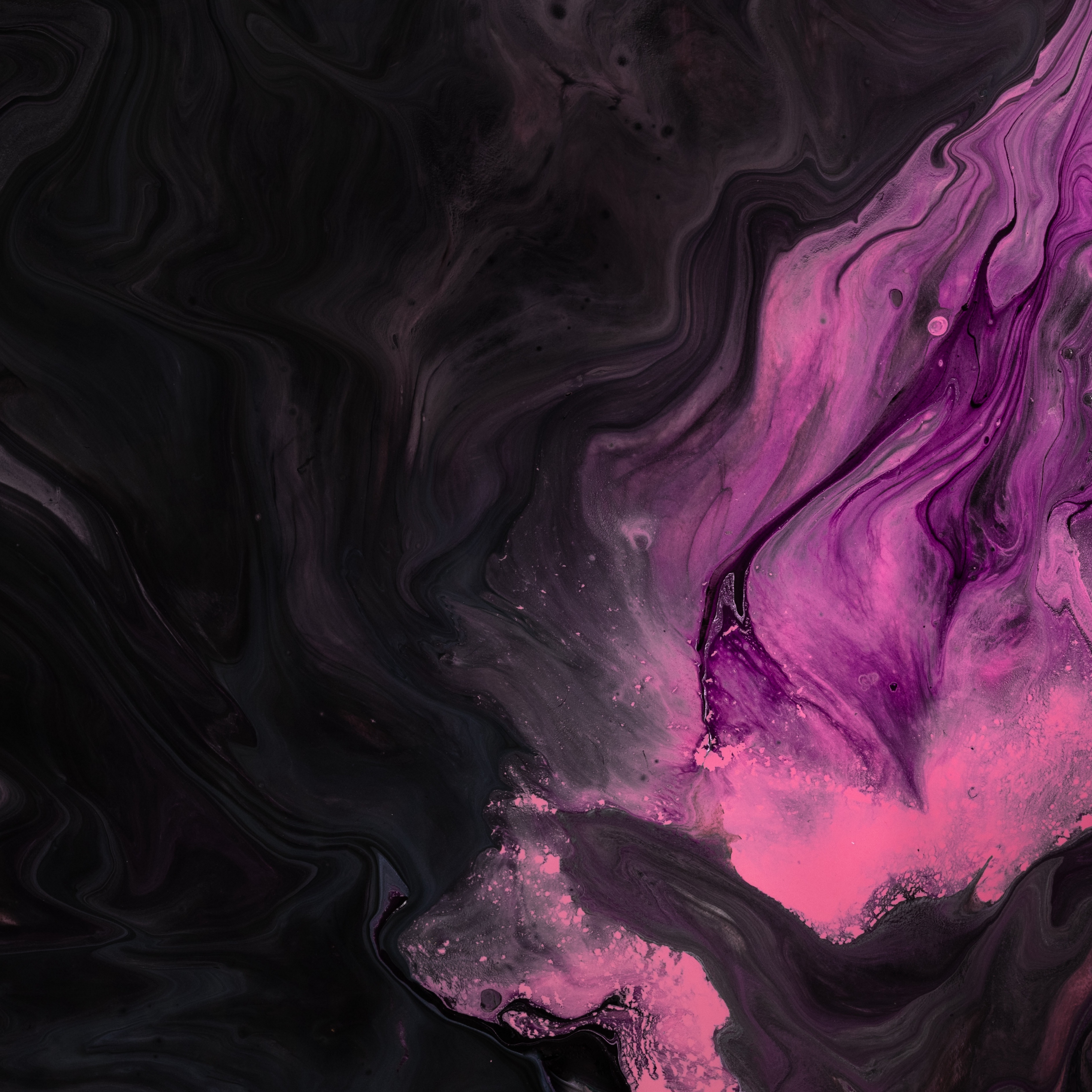 Abstract Liquid Purple Pink And Black Wallpapers Wallpaper Cave