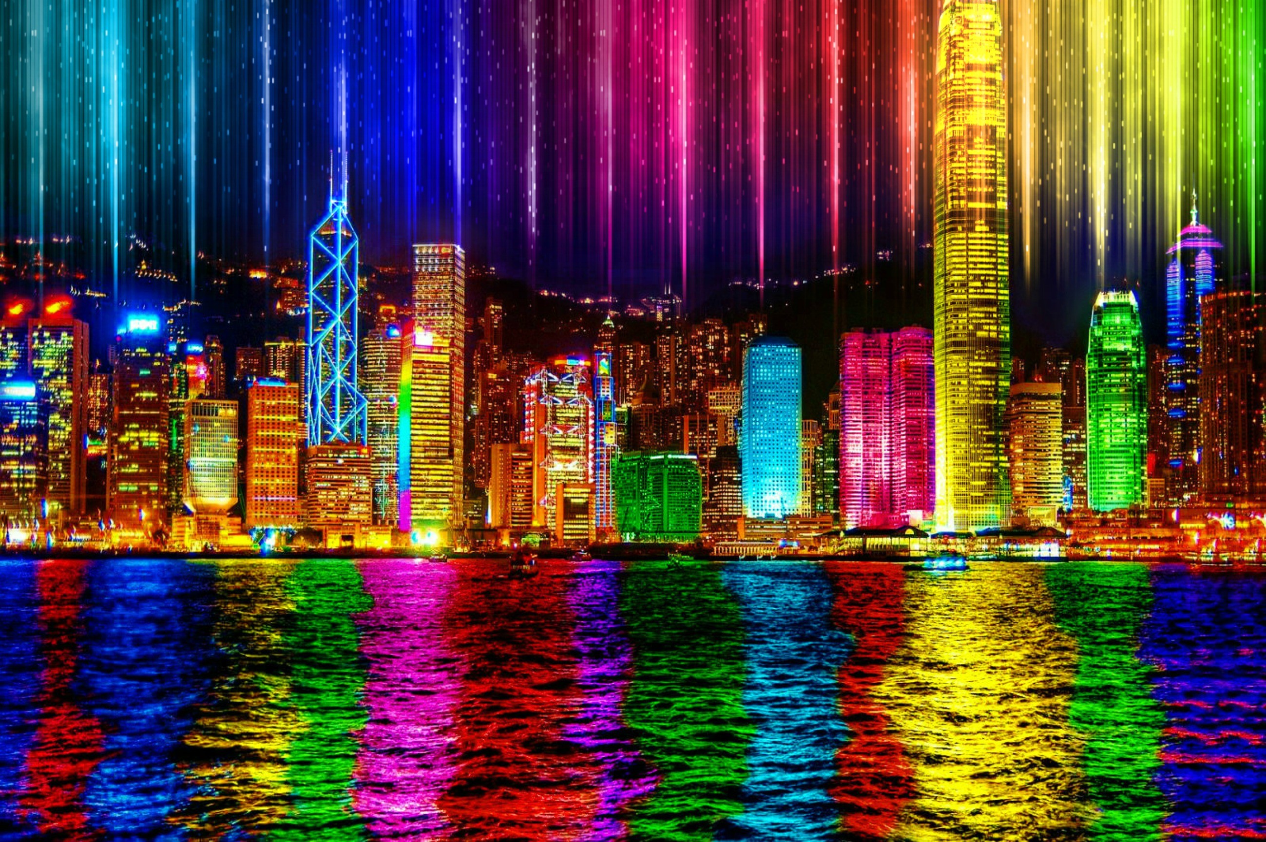 Bright City Wallpapers Wallpaper Cave