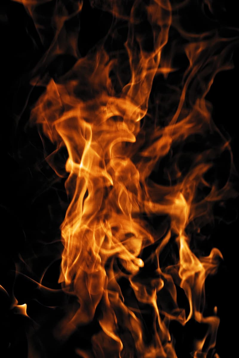 Orange Fire Wallpapers Wallpaper Cave