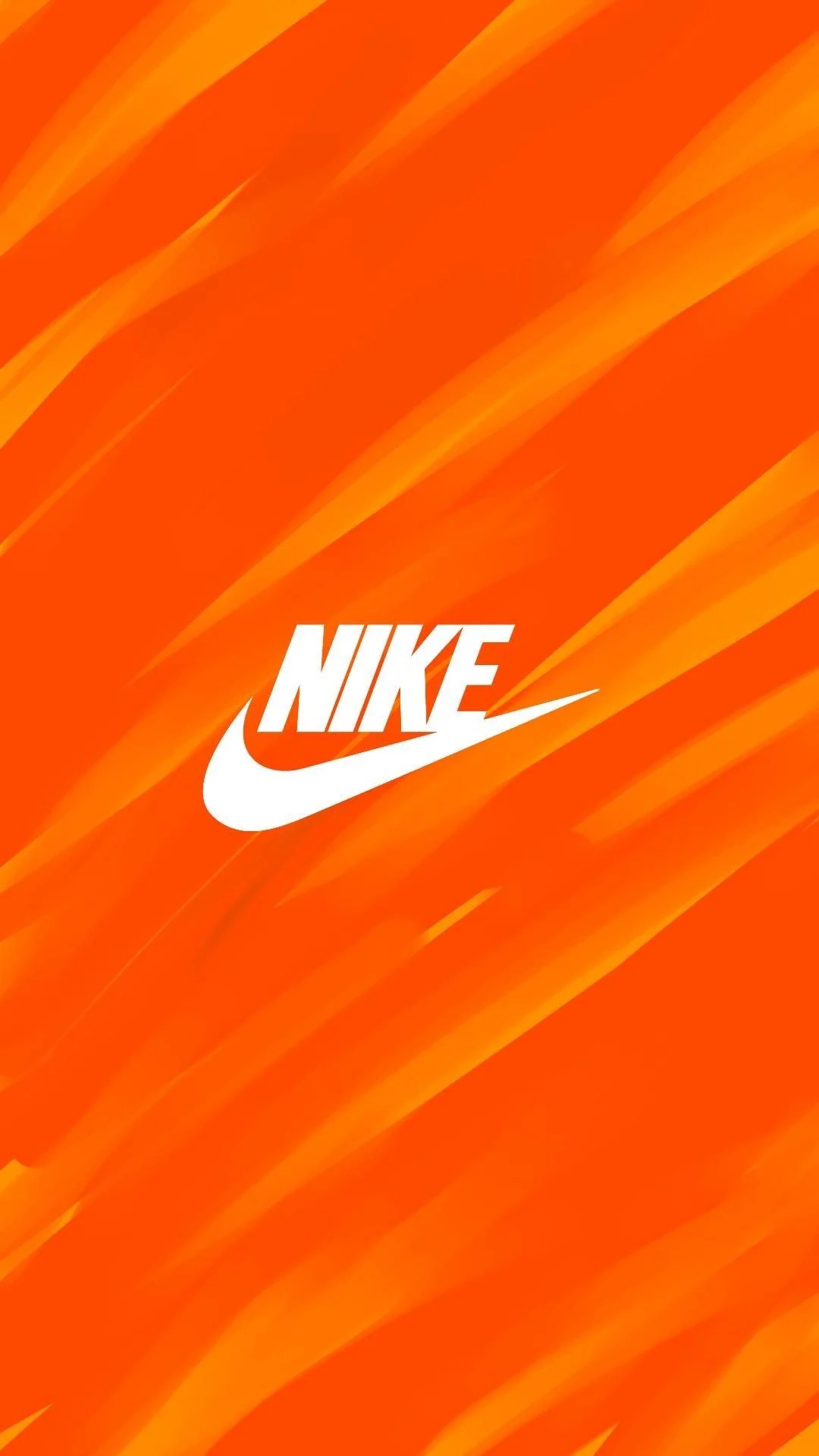 Nike Logo Orange Background