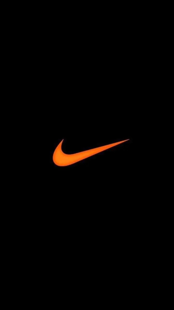 Nike Logo Wallpaper Orange