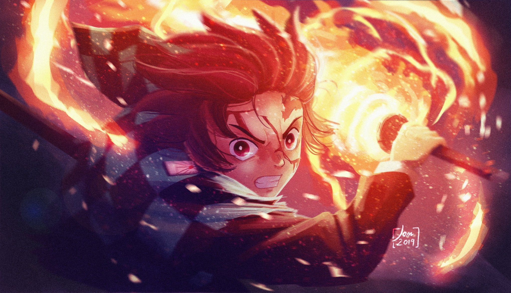 Demon Slayer Hinokami Kagura Wallpapers Wallpaper Cave