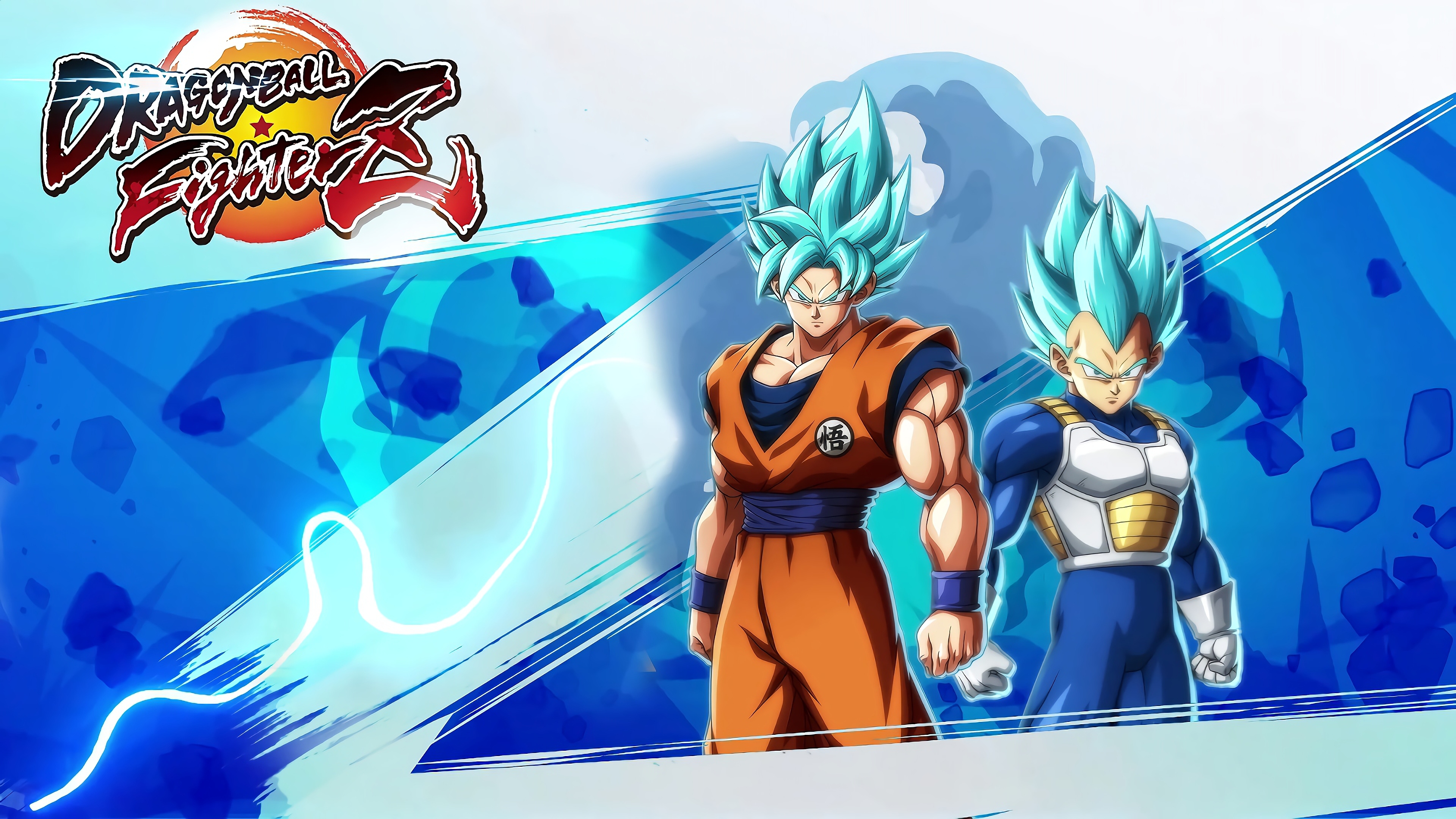 Goku And Vegeta Blue Wallpapers Wallpaper Cave