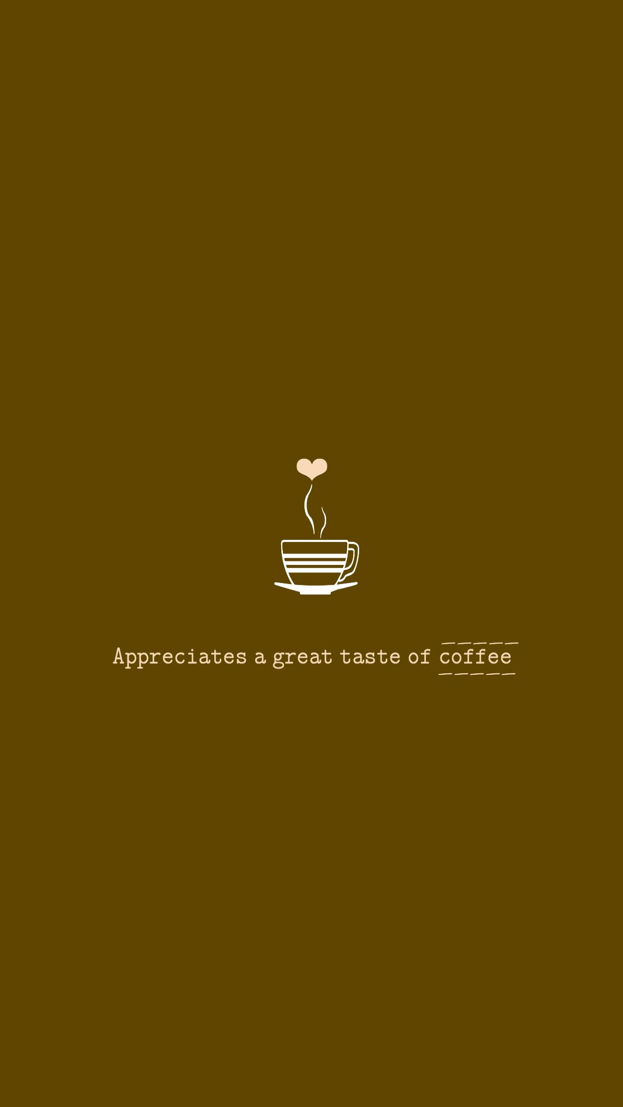 Coffee Minimalist Wallpapers Wallpaper Cave