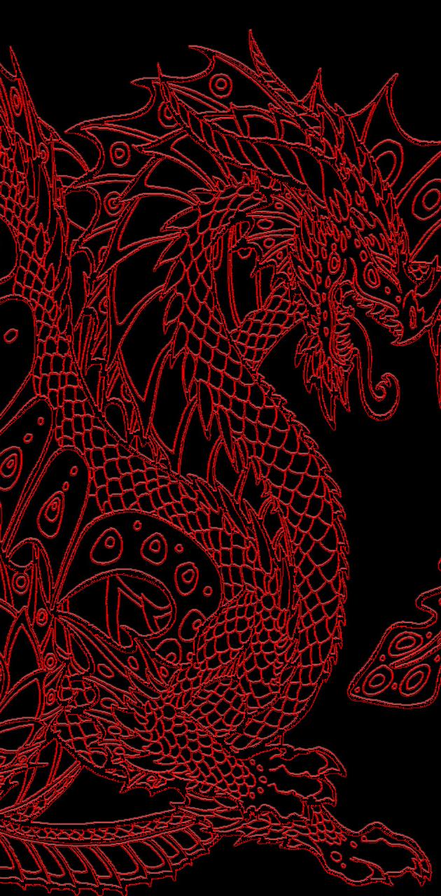 Red Dragon Aesthetic Wallpapers Wallpaper Cave