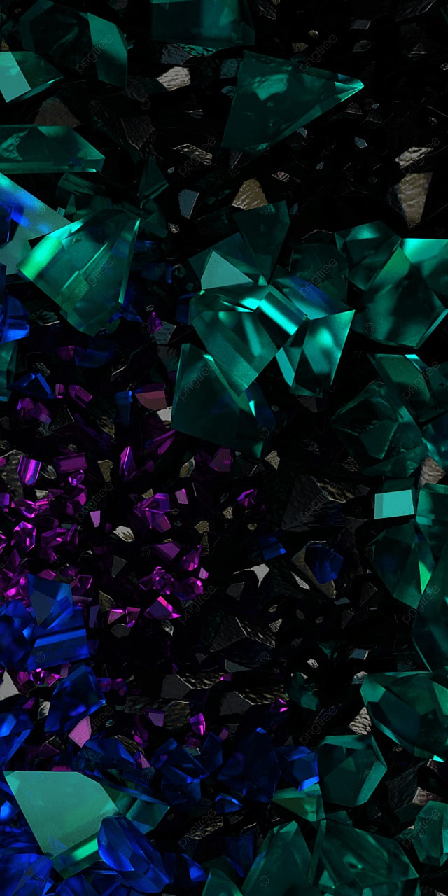Green Crystal Wallpapers Wallpaper Cave