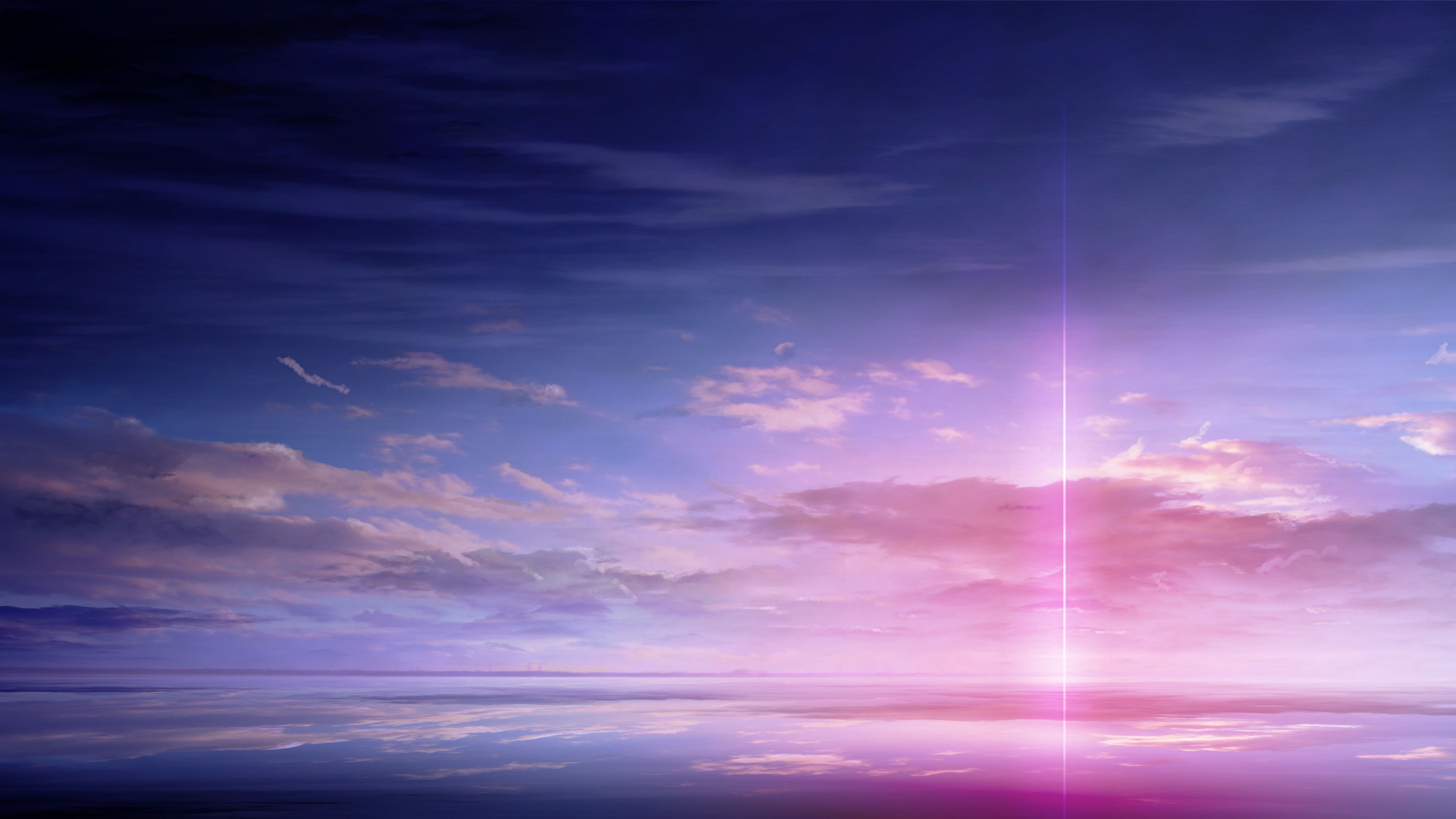 Pink Sky Anime Wallpapers Wallpaper Cave