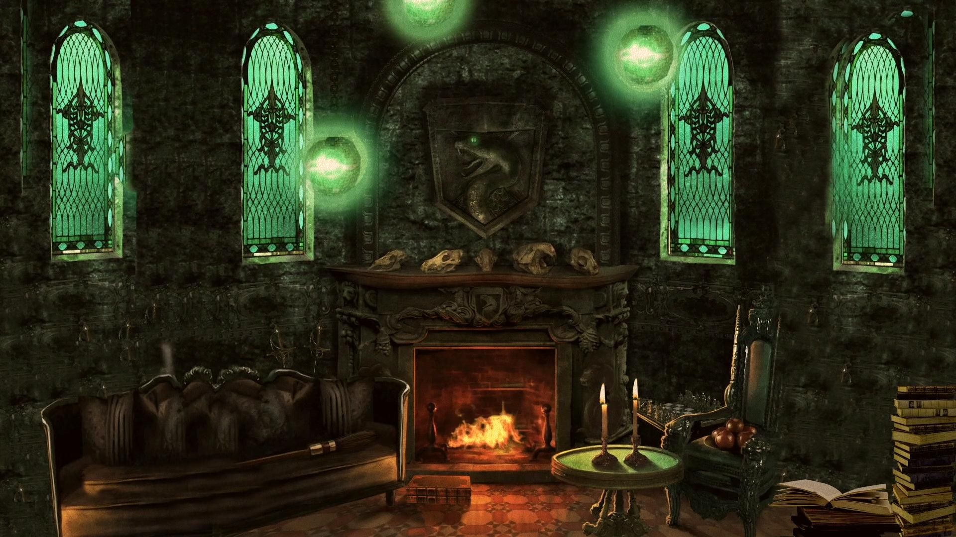 Slytherin Common Room Wallpapers Wallpaper Cave