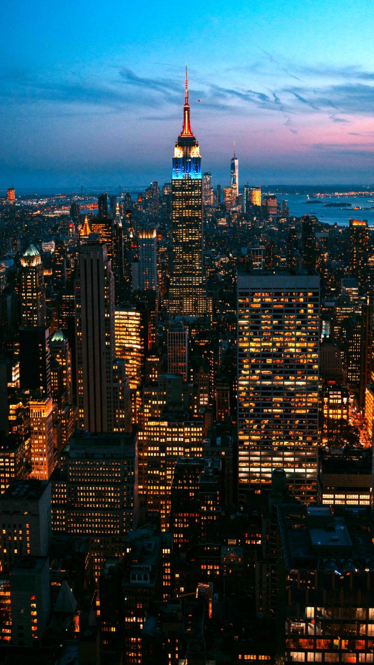 New York Night Phone Wallpapers Wallpaper Cave
