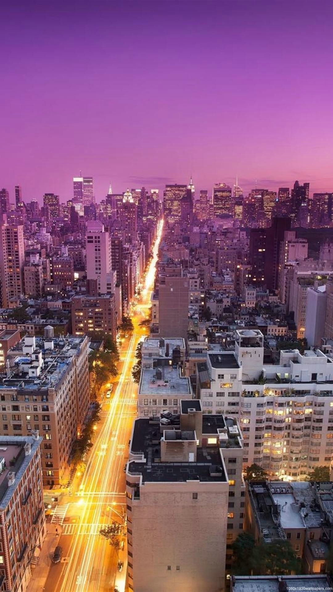 New York Night Phone Wallpapers Wallpaper Cave