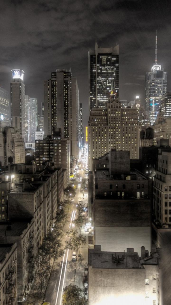 New York Night Phone Wallpapers Wallpaper Cave