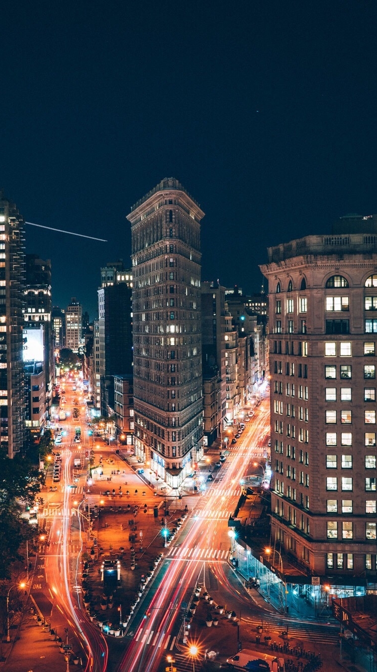 New York Night Phone Wallpapers Wallpaper Cave