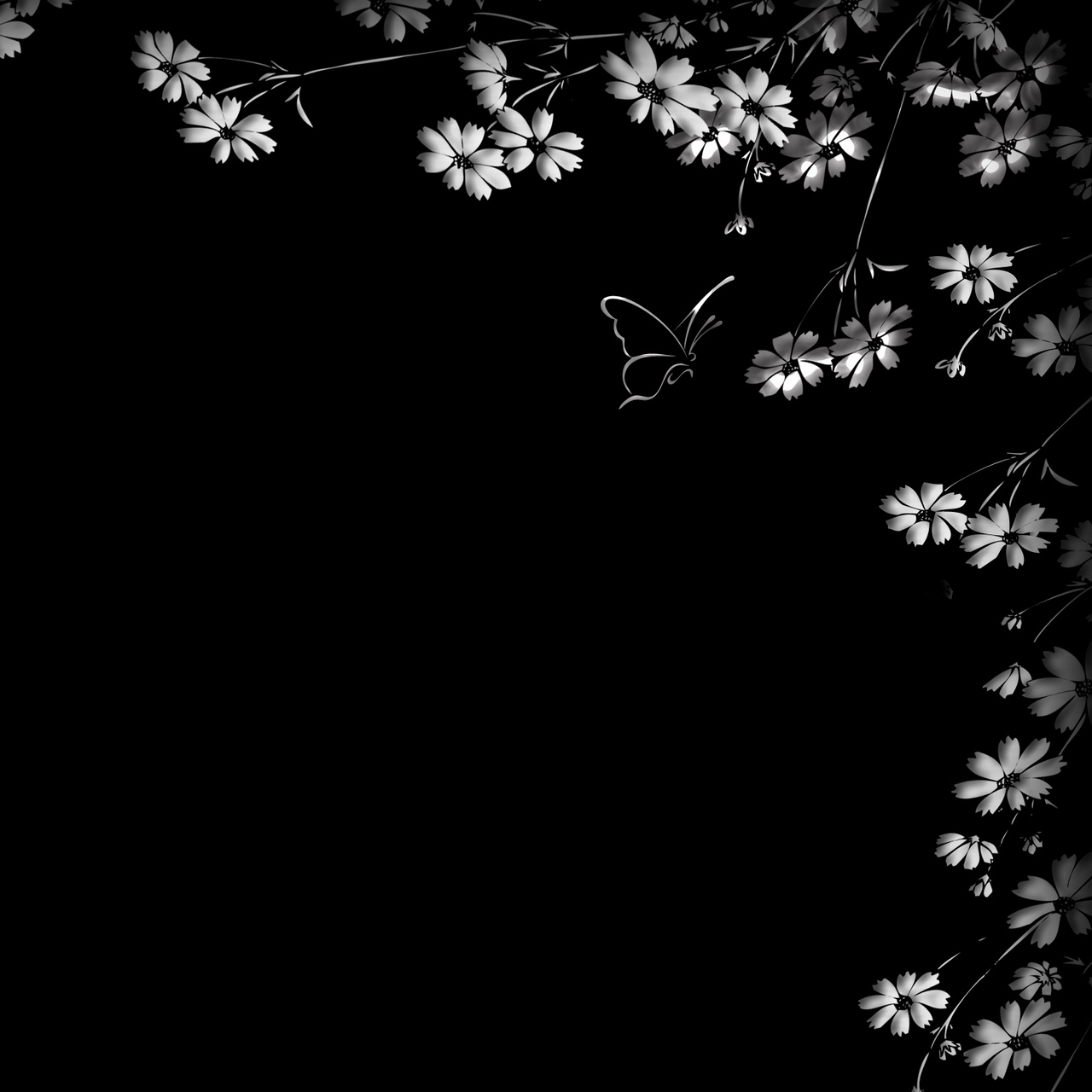 Black Sakura Wallpapers Wallpaper Cave