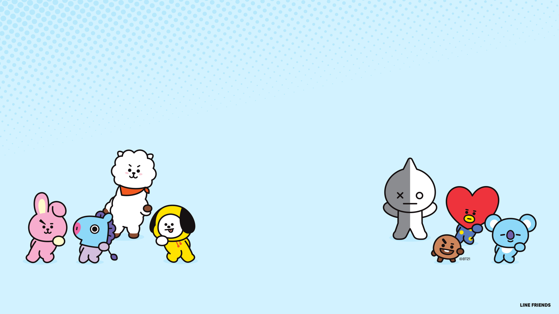 Desktop Cute BT21 Wallpapers Wallpaper Cave