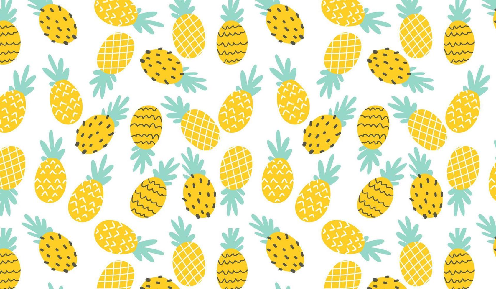Yellow Pineapple Desktop Wallpapers Wallpaper Cave