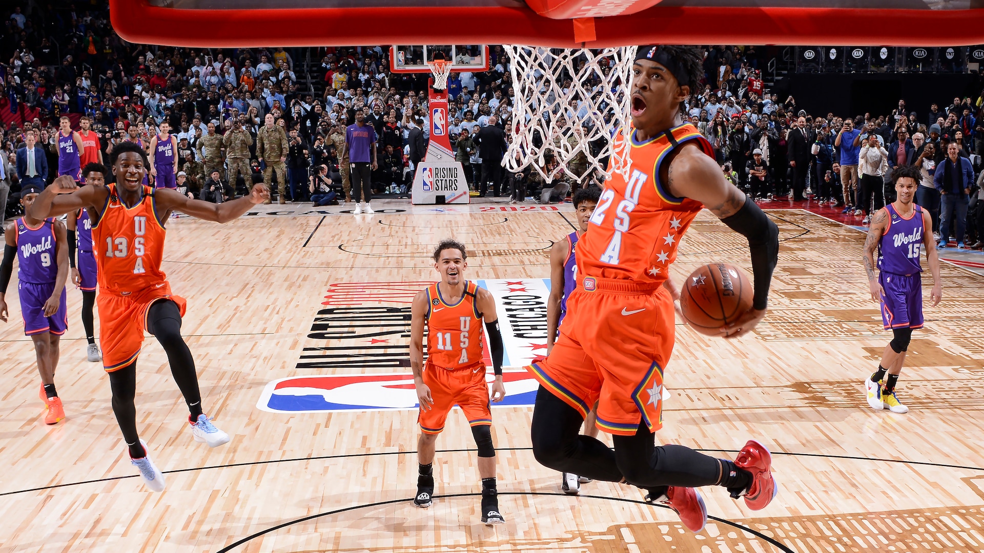 Ja Morant Dunking Wallpapers Wallpaper Cave