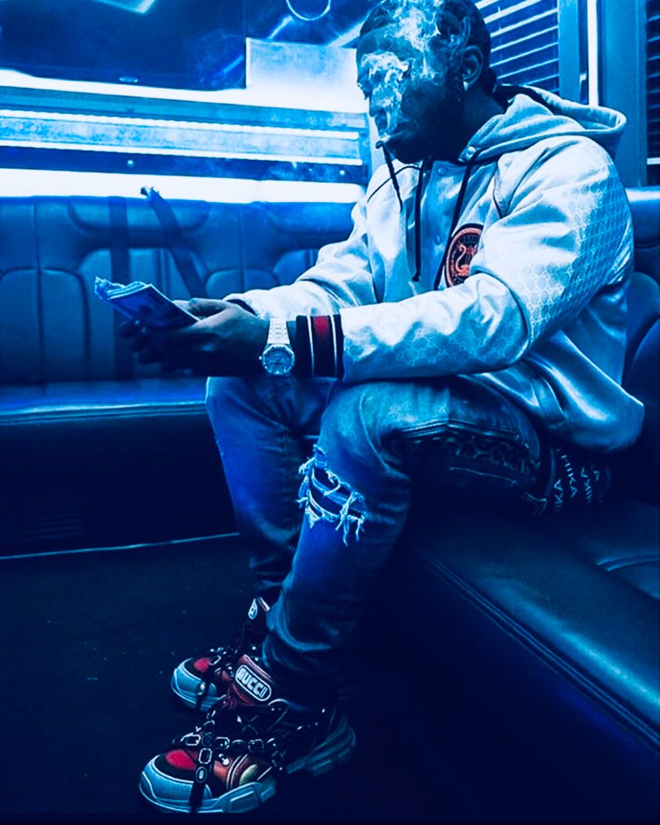 Blue Aesthetic Rapper Wallpapers Wallpaper Cave