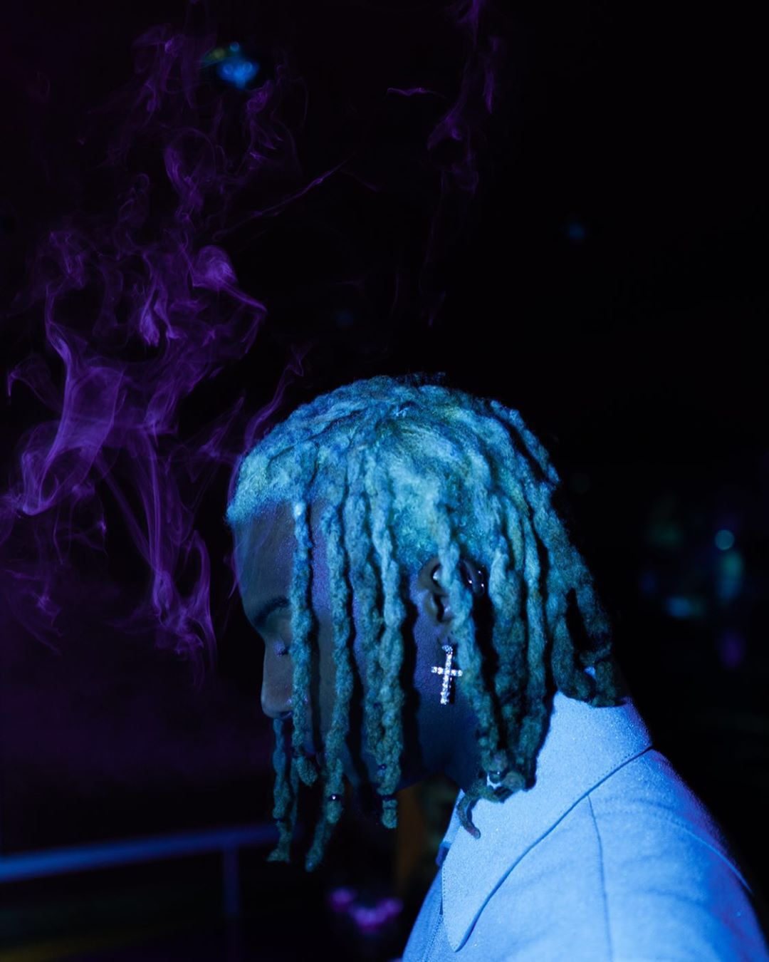 Blue Aesthetic Rapper Wallpapers Wallpaper Cave