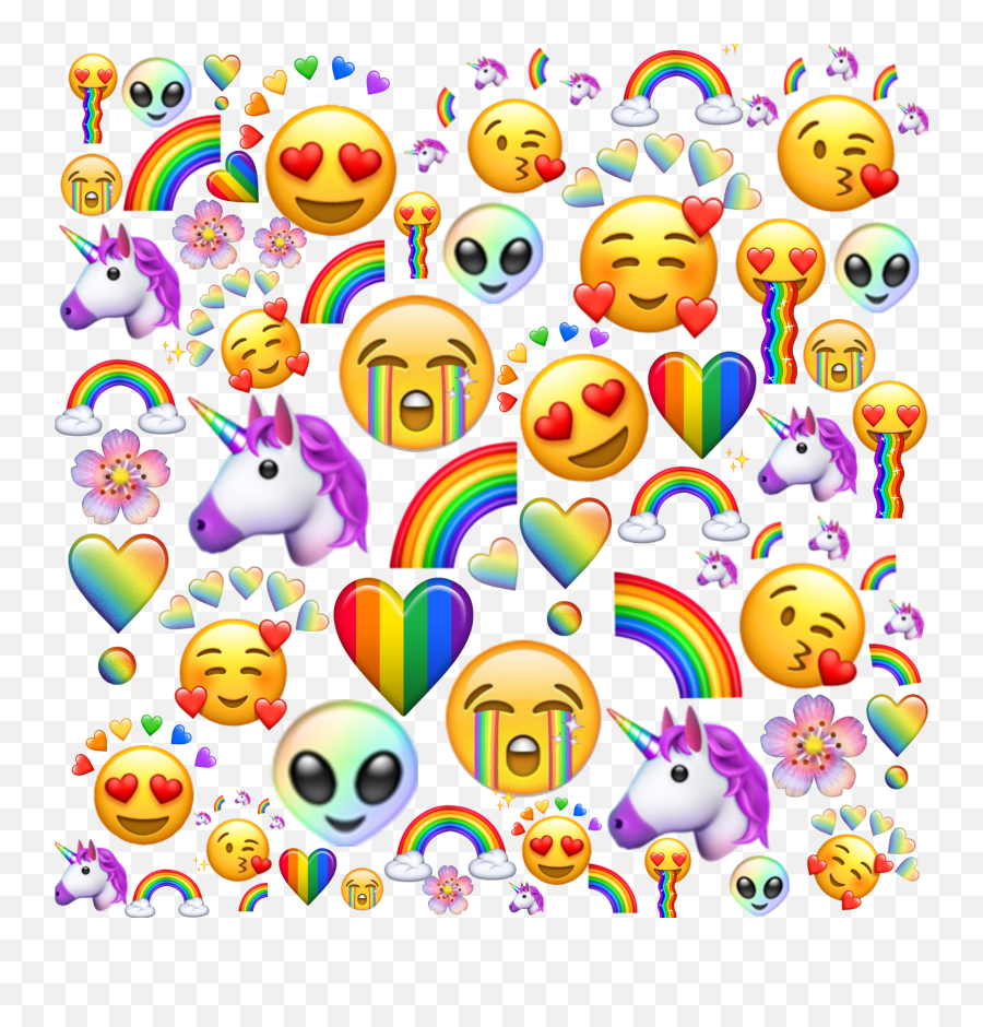Rainbow Emoji Wallpapers Wallpaper Cave