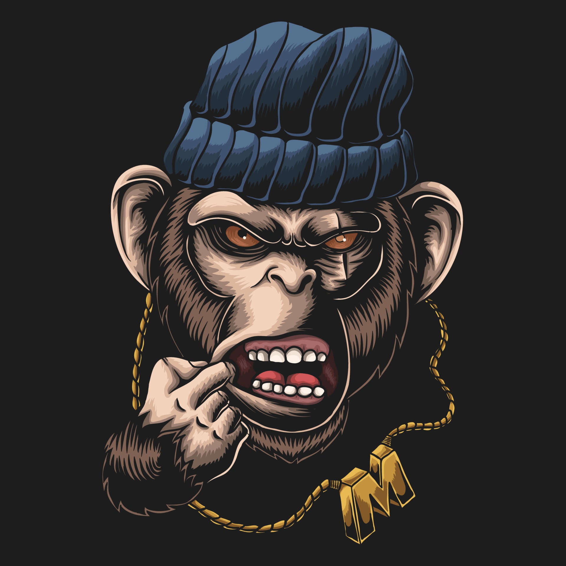 Gangster Monkey Wallpapers Wallpaper Cave