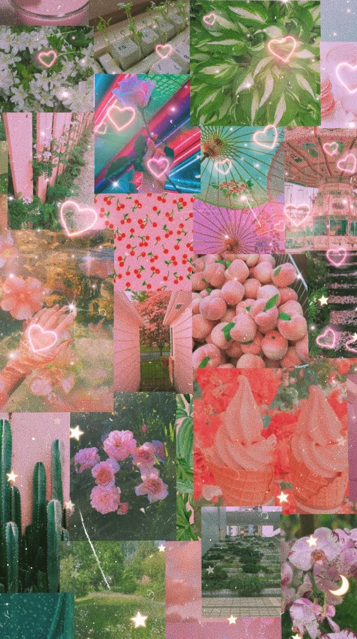 Cute Green And Pink Wallpapers Wallpaper Cave