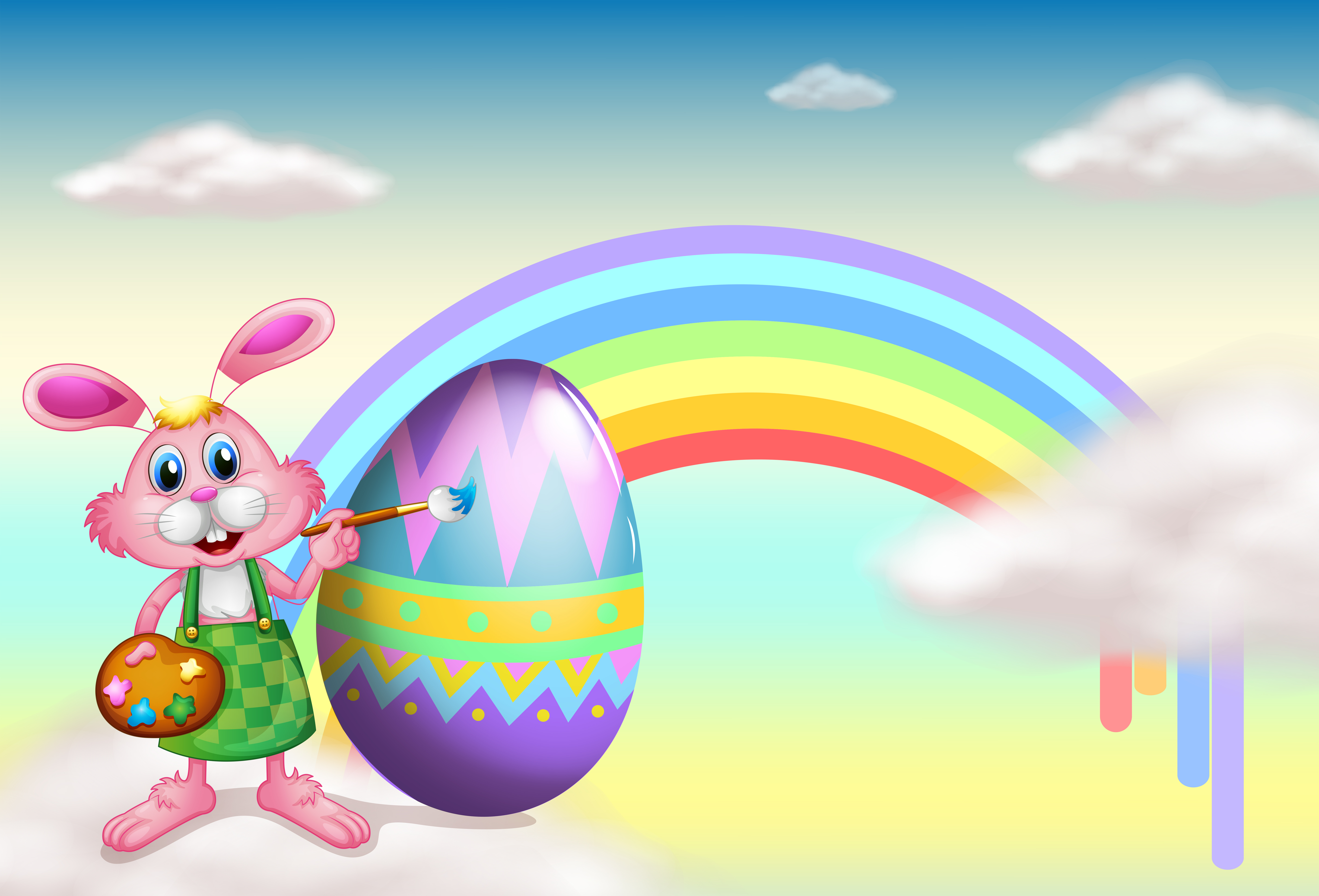 Rainbow Bunny Wallpapers Wallpaper Cave