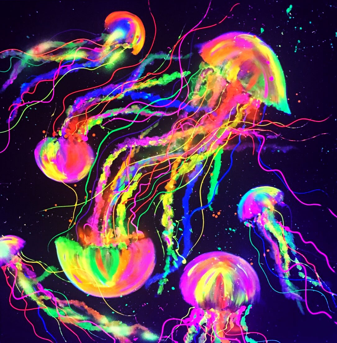 Rainbow Jellyfish Wallpapers Wallpaper Cave