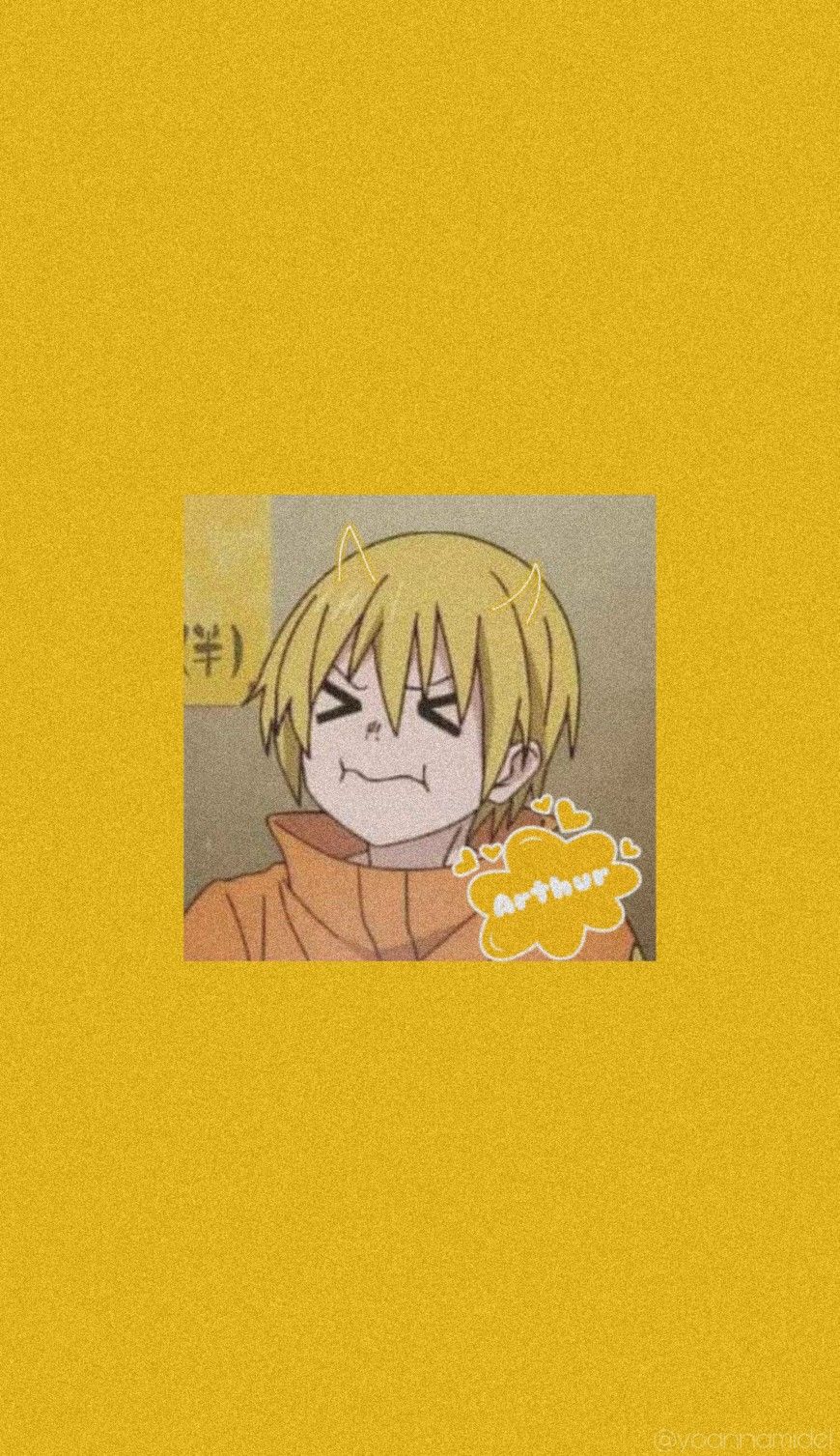 Anime Boy Yellow Wallpapers Wallpaper Cave