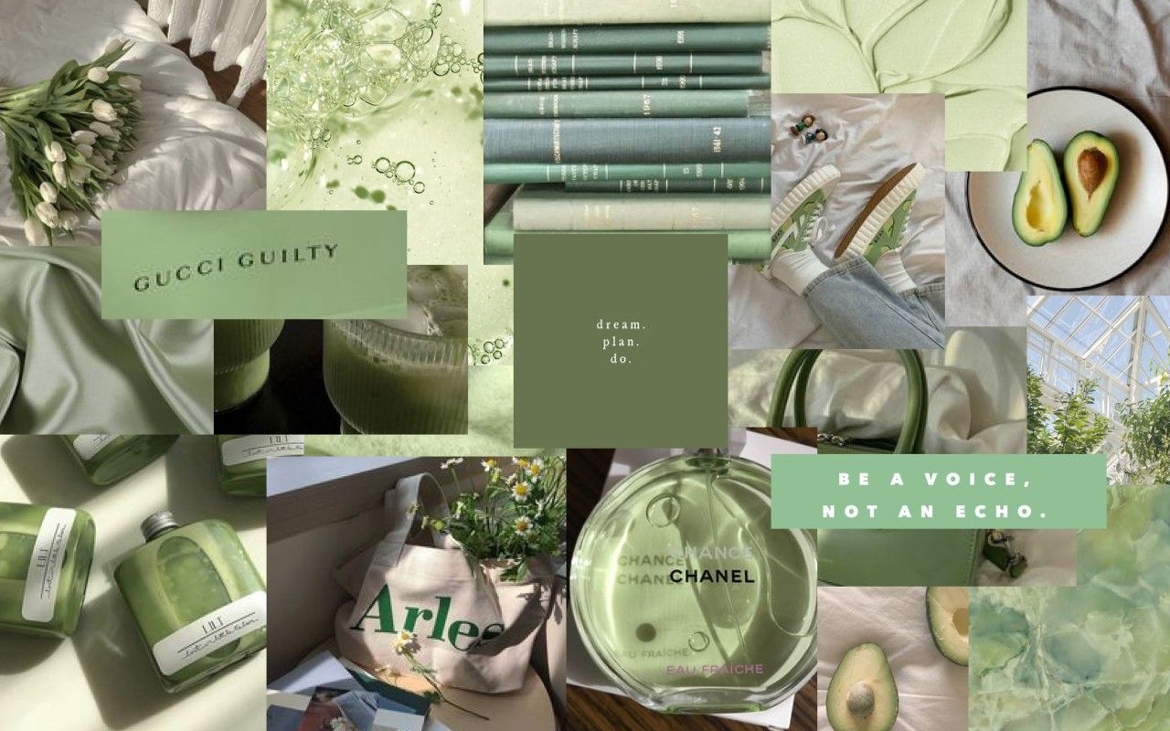 Green Aesthetic PC Wallpapers Wallpaper Cave