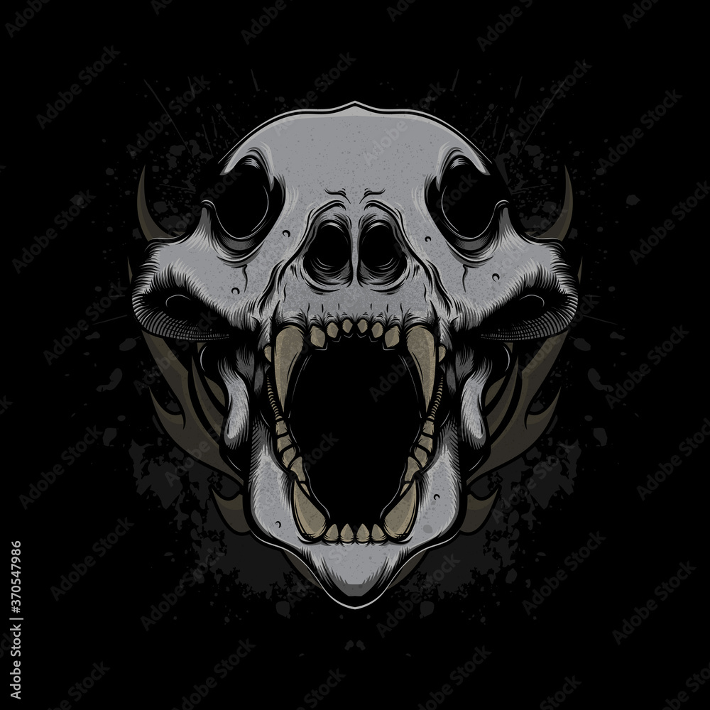 Wolf Skull Wallpapers Wallpaper Cave