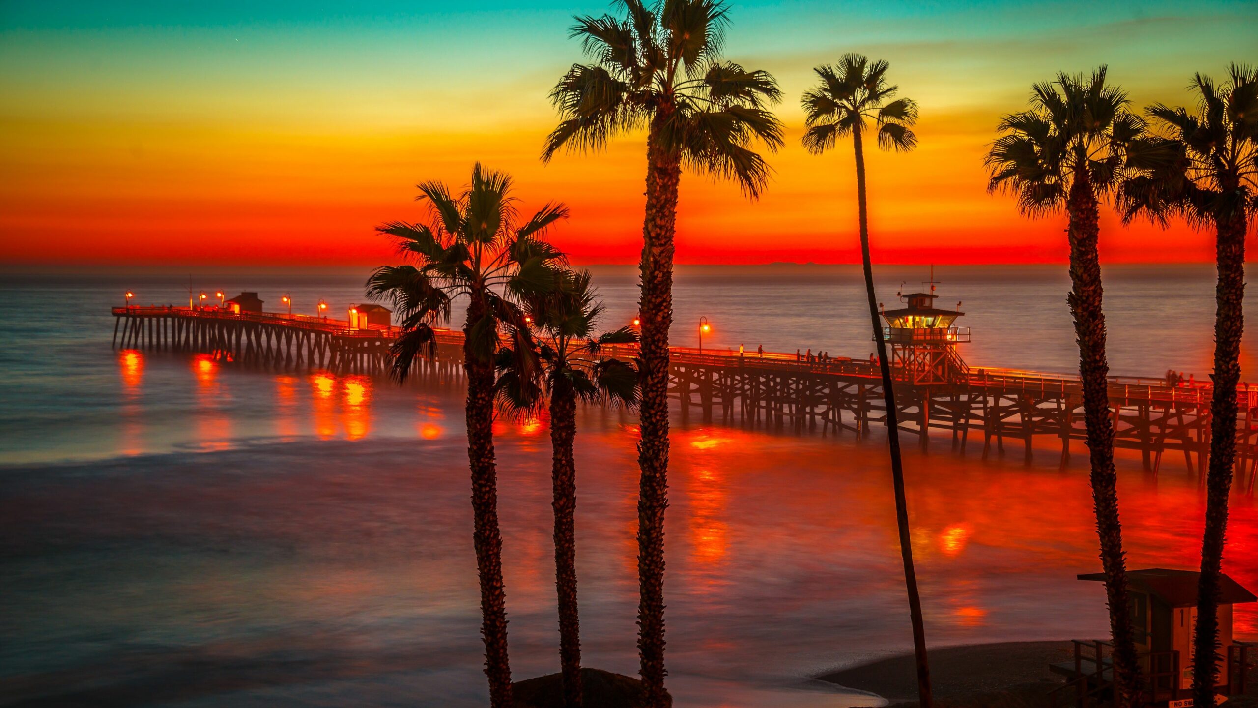 Los Angeles Sunset Wallpapers Wallpaper Cave
