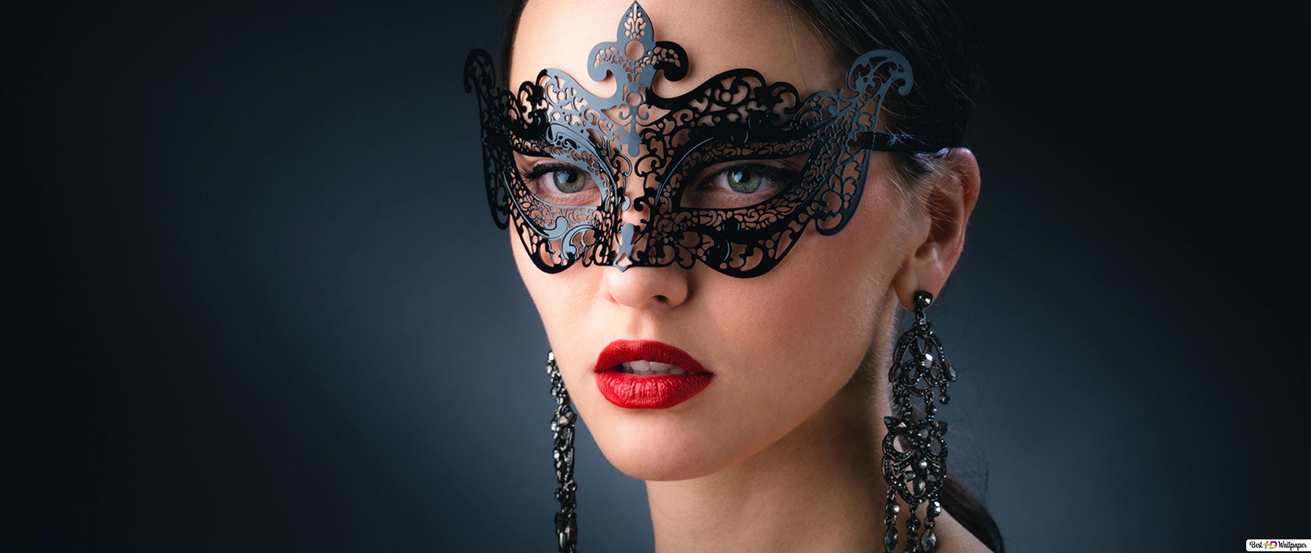 Party Mask Girl Wallpapers Wallpaper Cave