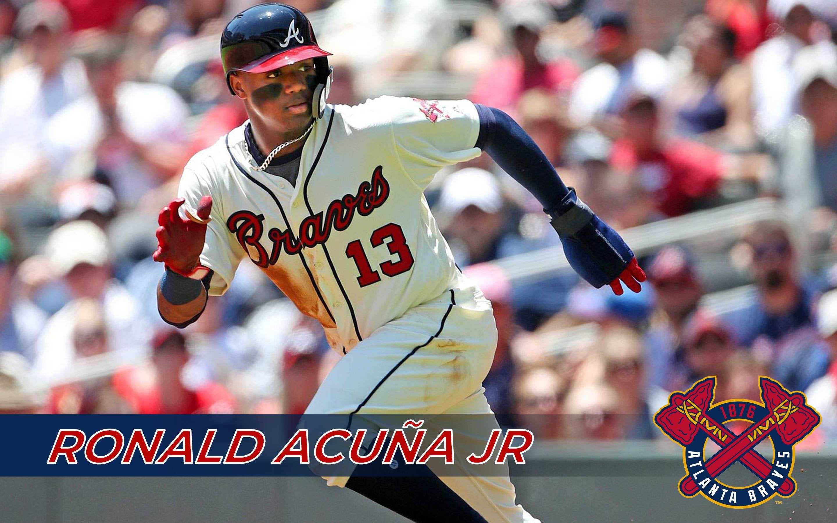Ronald Acuña Jr Braves Wallpapers Wallpaper Cave