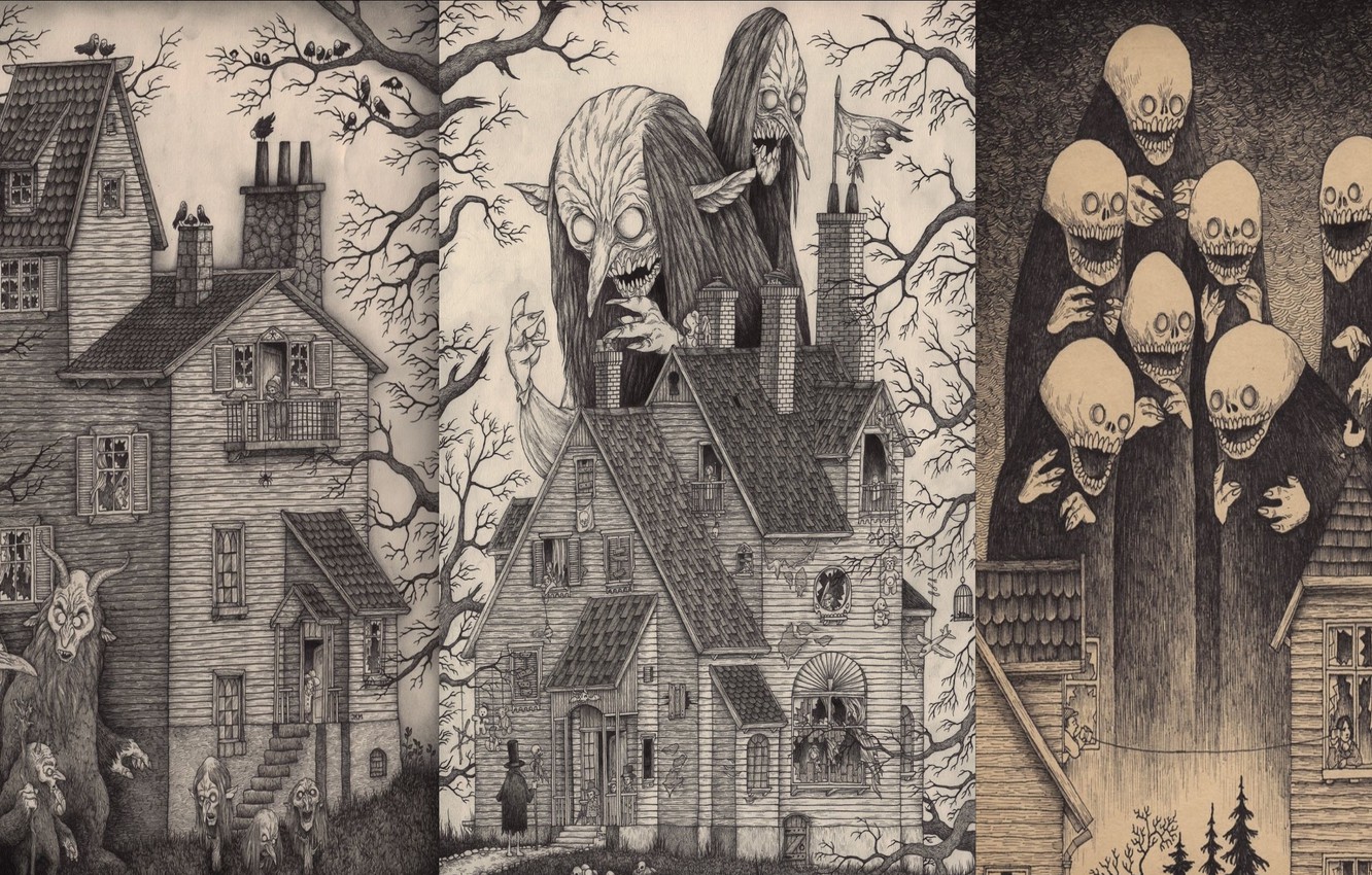 Scary Drawings Wallpapers Wallpaper Cave